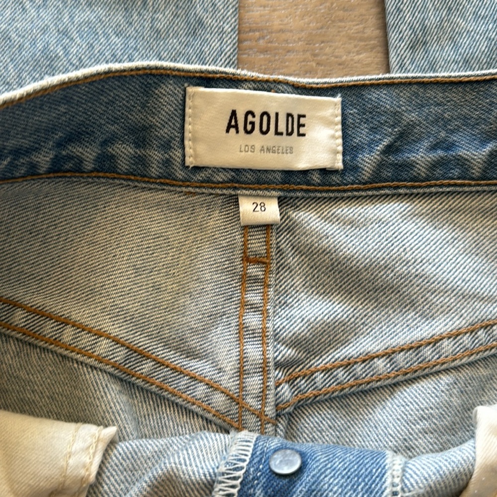 Agolde Riley Straight Crop - Picture 3 of 4